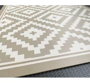 Alfombra de cocina 40x60 cm Rombos arena