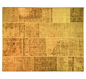 Alfombra 230x330 cm Vintage Reversible amarillo