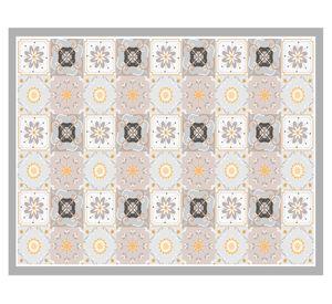 Alfombra de cocina 70x100 cm Baldosa Clásica amarillo