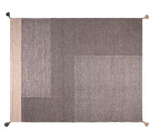 Alfombra 240x340 cm Handwoven Wool Style gris Dib