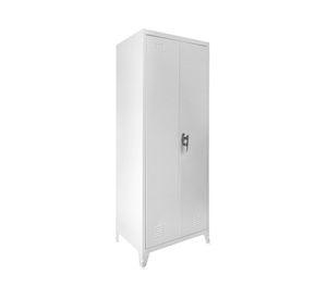 Armario 2 puertas 5 espacios gris claro Maletek