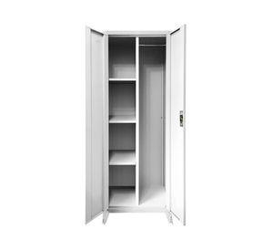 Armario 2 puertas 5 espacios gris claro Maletek