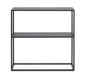 Arrimo Newton rectangular negro zócalo