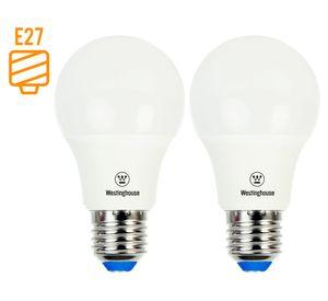 Ampolleta LED 11W E27 luz día Bola 2 unidades