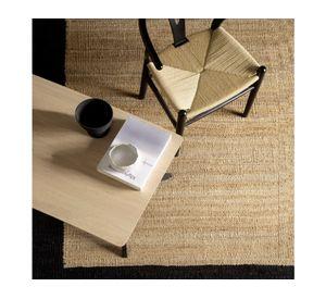 Alfombra Nubia yute negro 170x240 cm