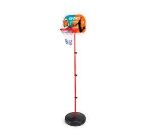 Aro de básquetbol con pelota + inflador 22JTJ6188