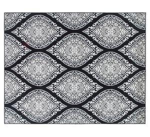Alfombra 123x185 cm Kashan King FL negro