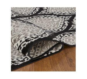 Alfombra 123x185 cm Kashan King FL negro