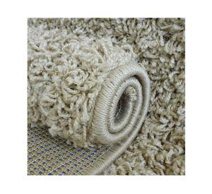 Alfombra shaggy 50x100 cm Lisa beige Idetex.
