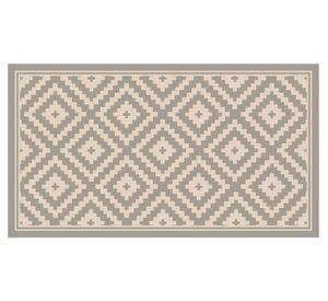 Alfombra de cocina 50x90 cm Rombos ceniza