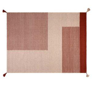 Alfombra 160x230 cm Handwoven Wool Style café Dib
