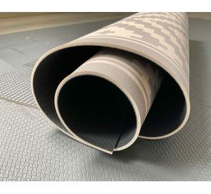 Alfombra de cocina 50x70 cm Rombos ceniza