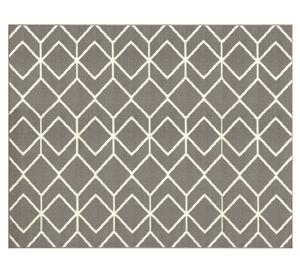 Alfombra Kashan King Geo gris 244x305 cm