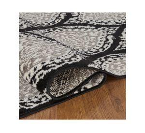 Alfombra 200x290 cm Kashan King FL negro