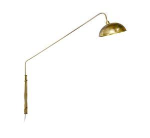 Apliqué de pared 25 W E27 luz led Bihar bronce