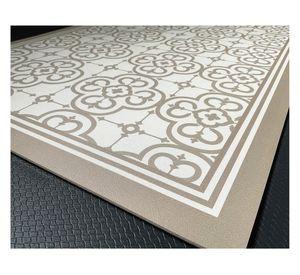 Alfombra de cocina 50x70 cm Flor Árabe arena