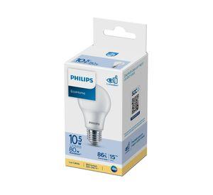 Ampolleta led 10.5W E27 luz cálida EcoHome