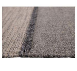 Alfombra 190x290 cm Handwoven Wool line gris Dib