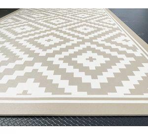 Alfombra de cocina 50x70 cm Rombos arena