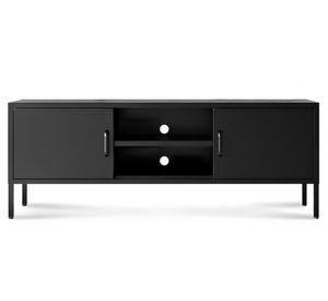 Arrimo rectangular Barry 60x160x40 cm negro