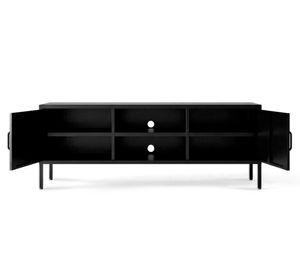 Arrimo rectangular Barry 60x160x40 cm negro