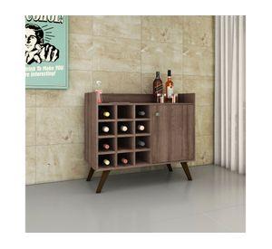 Aparador arrimo rectangular Ares 77x89x40 cm rustico