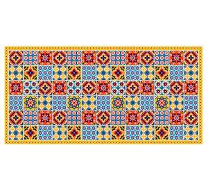 Alfombra de cocina 70x140 cm Baldosa Portuguesa diseños
