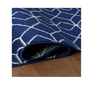 Alfombra Kashan King Geo azul marino 153x213 cm