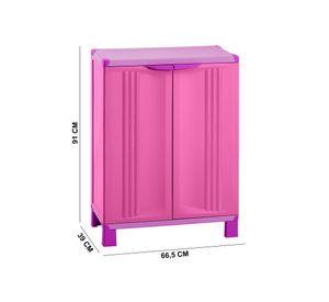 Armario 2 puertas rosado Rimax.