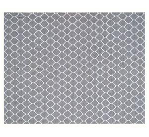 Alfombra grande Kala D1 PVC gris 200x300 cm