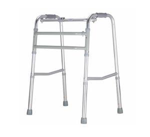 Andador aluminio doble barra gris