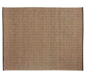 Alfombra 200x300 cm Chevron negro