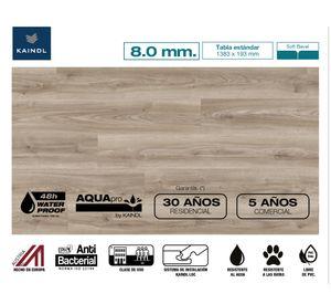 Piso flotante Aquapro natural touch cordo 19.3x138.3 cm 8 mm 2.40 m2