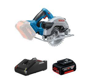 Combo sierra circular inalámbrica 6 1/2" 18V GKS 18V-57 + batería 4.0 Ah + cargador