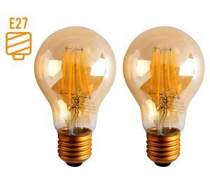 Ampolleta led BoxA60 vintage 4 W E27 luz cálida 2 un.