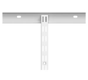 Riel metálico ensamble 150 cm blanco