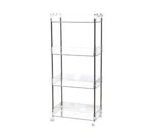 Repisa vertical 4 niveles transparente