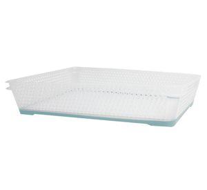 Organizador multiuso 4,5 litros transparente.