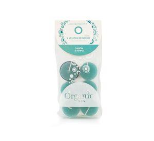 Vela Tea light sandía/pepino 6 unidades Organic Spa