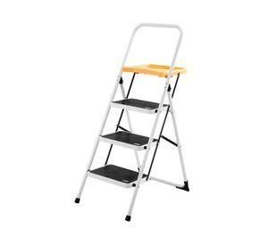 Escalera alto 127 cm 3 pasos con bandeja superior Cotidiana