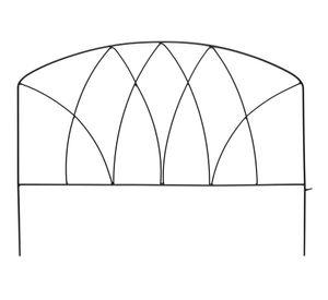 Cerco hierro 45x60 cm rombo negro Outzen