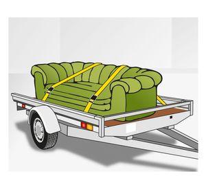 Eslinga tensor 25 mm x 5 m amarillo KWB
