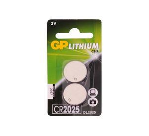 Pila botón 3V CR2025 2 unidades GP Batteries