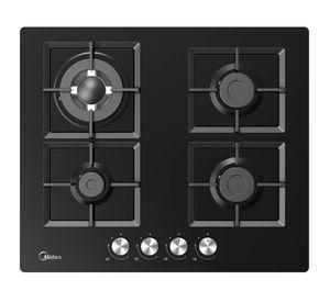Encimera a gas 60 cm MG60GK007 negro 4 quemadores