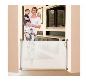 Puerta retráctil de seguridad blanco Dreambaby