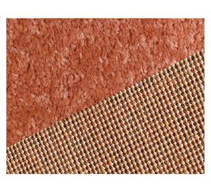 Alfombra frise 150x200 cm lisa rosa Idetex