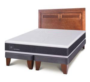Cama europea king Ortopedic + respaldo Milán Cic