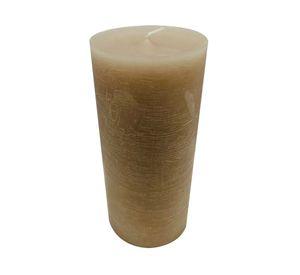 Vela Pilar beige 15x6.8 cm
