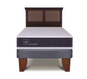 Cama europea 1.5 plazas New Ortopedic + respaldo New Torino Cic