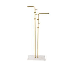 Perchero pie dorado 173.5x66.5x30 cm